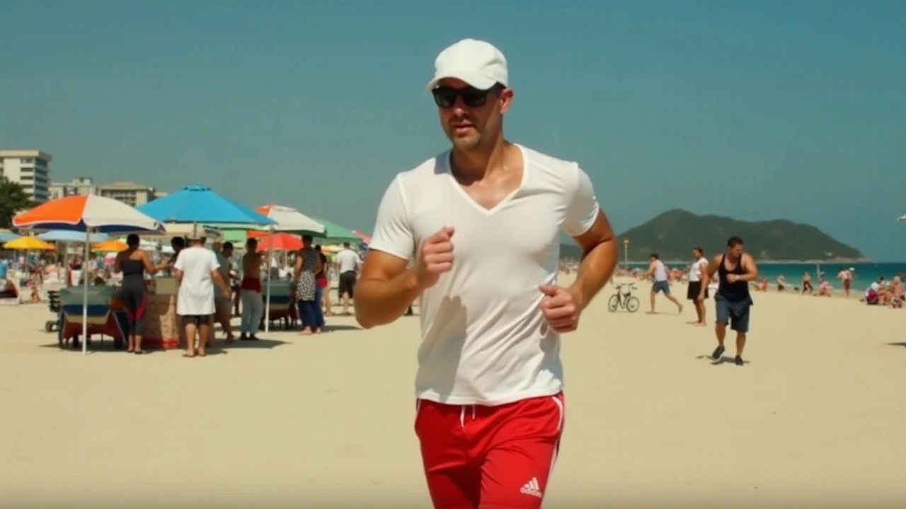 Ryan Tedder do OneRepublic Curte Praia de Copacabana Antes de Show no Rock in Rio 2024