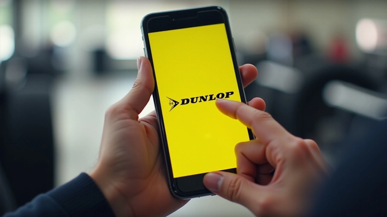 Dunlop Inova: Aplicativo Facilita Escolha de Pneus na Fenatran 2024