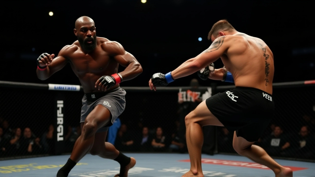 Jon Jones celebra vitória no UFC 309 com dancinha de Donald Trump